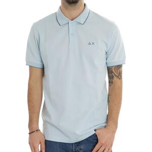 POLO SMALL STRIPE AZZURRO